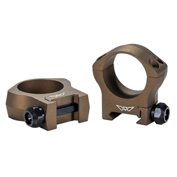 Picture of Warne Warne Mountain Tech Scope Rings Burnt Bronze 1 in Medium 7201BB