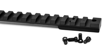 Picture of Warne Savage Axis Vapor Picatinny Rail Black Anodized 0 MOA V499M