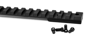 Picture of Warne Vapor Picatinny Rail Black Anodized Aluminum Fits Tikka T3/T3x, 20 MOA V4T320MOA