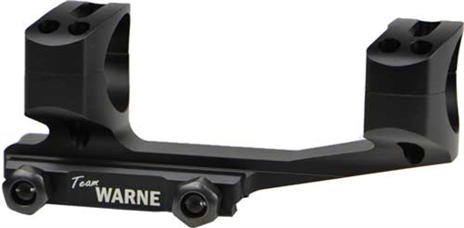 Picture of Warne Skeletonized Scope Mount/Ring Combo Extended Black Anodized 34mm Tube MSR Ultra High Rings 20 MOA LRSKEL34TW