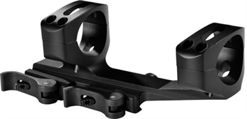 Picture of Warne Quick Detach Cantilever Mount, 1", Fits AR Rifles, Extended Skeletonized, Black Finish QDXSKEL1TW QD XSKEL1TW