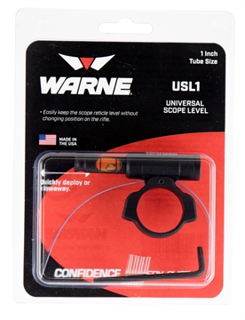 Picture of Warne Universal Scope Level 1" Tube Diameter Universal Aluminum Black USL1