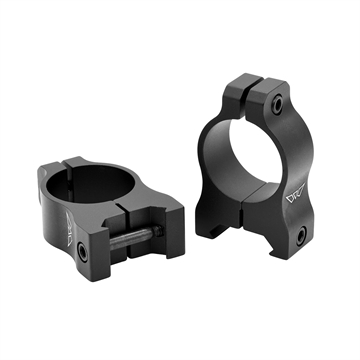 Picture of Warne Warne Vapor Aluminum Scope Rings Matte Black 1 in. Medium V401M