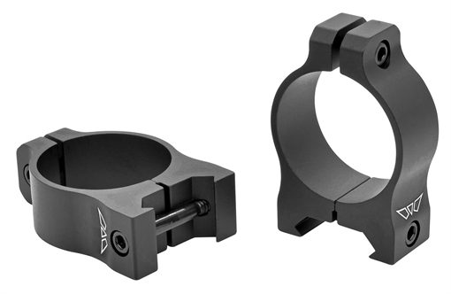Picture of Warne Warne Vapor Aluminum Scope Rings Matte Black 30mm Low V413M