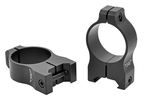 Picture of Warne Warne Vapor Aluminum Scope Rings Matte Black 30mm High V415M