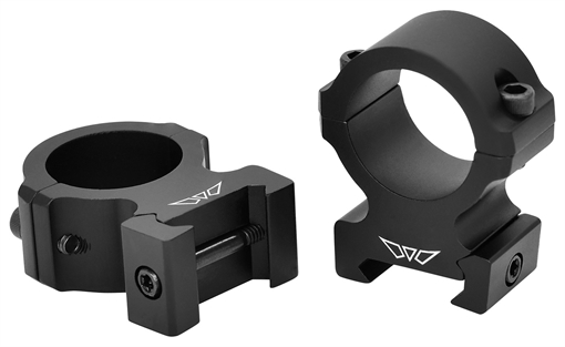 Picture of Warne Vapor Horizontal, 1", High Rings, Matte Finish, Black, Fits Picatinny V602M