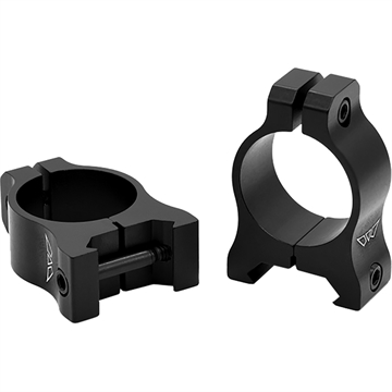 Picture of Warne Vapor Scope Ring Set Matte Black Aluminum, 1" Tube, Low Picatinny/Weaver V400M