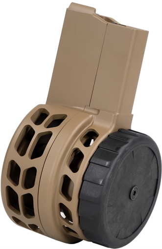 Picture of WARRIOR SYSTEMS MFG CO Warrior Skeletonized 50rd 5.56x45mm Fits AR-15 Flat Dark Earth Aluminum W15FDESK1
