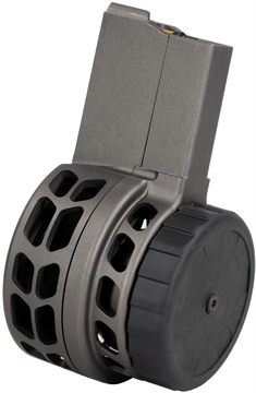 Picture of WARRIOR SYSTEMS MFG CO Warrior Skeletonized 50rd 5.56x45mm Fits AR-15 Tungsten Gray Aluminum W15TUSK1