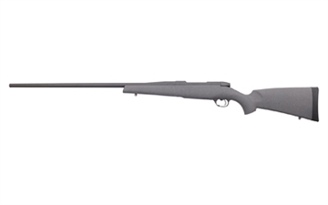 Picture of Weatherby Mark V Hunter, Bolt Action Rifle, 6.5 Weatherby RPM, 24" Threaded #1 Sporter Contour Barrel, 1/2x28, 1:8 Twist, Steel, Cobalt Cerakote Finish, Advanced Polymer Stock, Granite Speckle, Trigger Tech Adjustable Trigger, 4 Rounds MHU01N65RWR4T