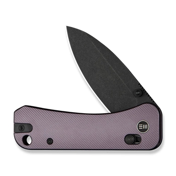 Picture of We Knife WEKNIFE Banter 2 Thumb Stud & Crossbar Lock Knife Purple Aluminum Handle WE23075-2 WE230752