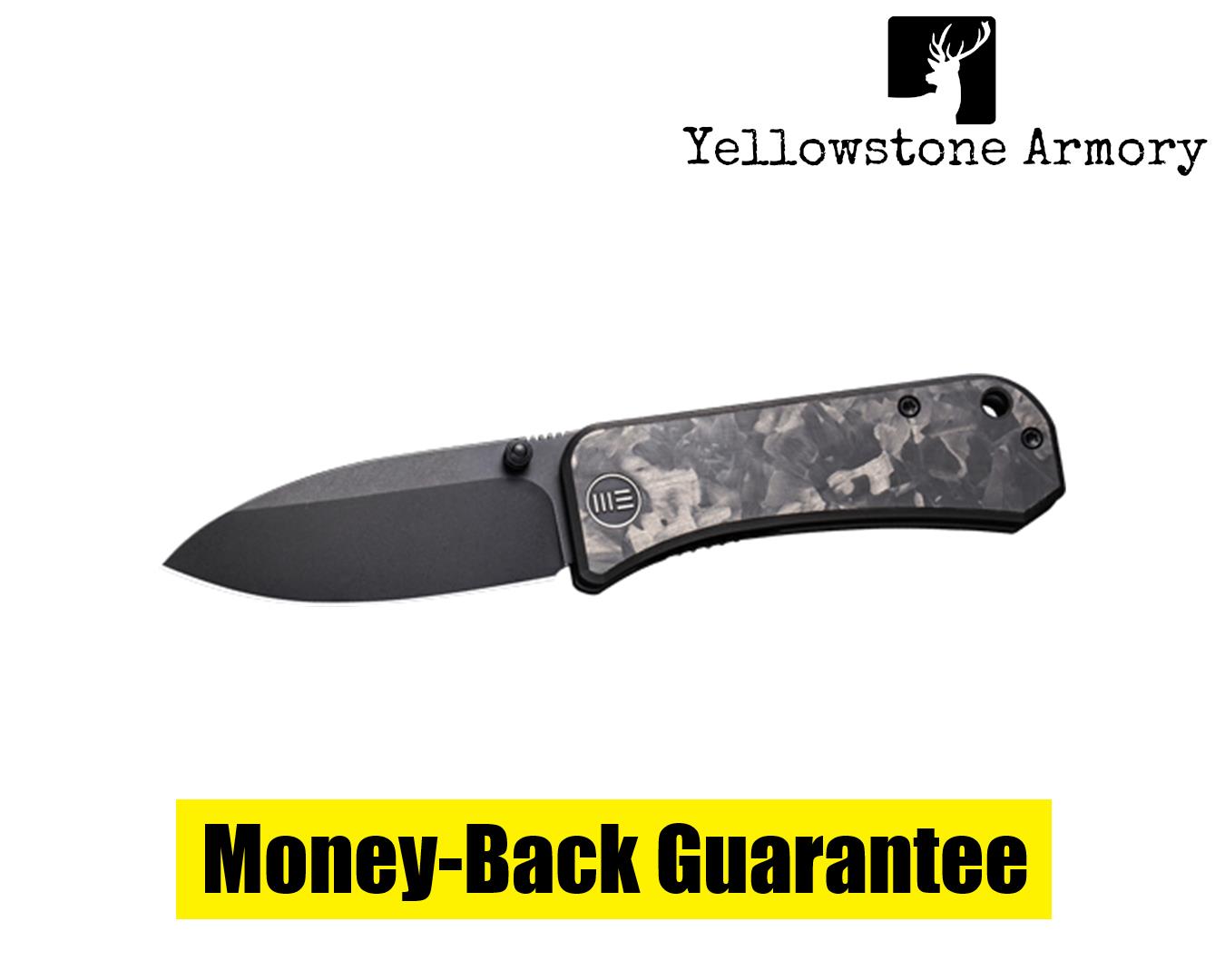 WE KNIFE BANTER 2.9" MARBLE CARBON FIBER/BLACK STONEWASH 2004H-img-0