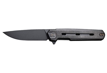 Picture of WE KNIFE KNIFE NAVO 3.25" BLACK CANVAS MICARTA STONEWASH WE220261