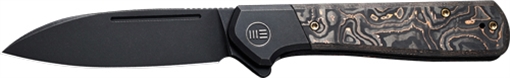 Picture of WE KNIFE KNIFE SOOTHSAYER 3.48" BLACK TITANIUM/BLACK STONEWASH WE200502