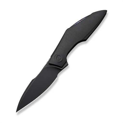 Picture of We Knife WEKNIFE Krait Snake Flipper Knife Black Titanium Handle WE24084-1 724065715319