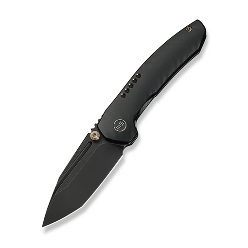 Picture of We Knife WEKNIFE Micro Trogon Thumb Stud Knife Black Titanium Handle WE24043-1