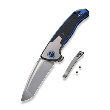 Picture of We Knife WEKNIFE Press Check Flipper Knife Titanium & G10 Handle (3.15"" CPM 20CV Balde) WE20078A-2 763416240063