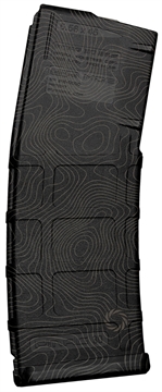 Picture of Weapon Works PMAG GEN M2 MOE 30rd Fits AR/M4 Laser Topo Polymer 228053