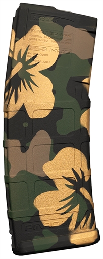 Picture of Weapon Works PMAG GEN M2 MOE 30rd Fits AR/M4 Aloha Woodland Polymer 228056