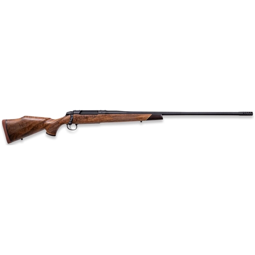 Picture of Weatherby 307 Adventure SD Full Size 30-06 Springfield 4+1 28" Black Cerakote Fluted Threaded Barrel, Graphite Black Cerakote Drilled & Tapped Stainless Steel Receiver, Fixed Walnut Stock 3WASD306SR6B