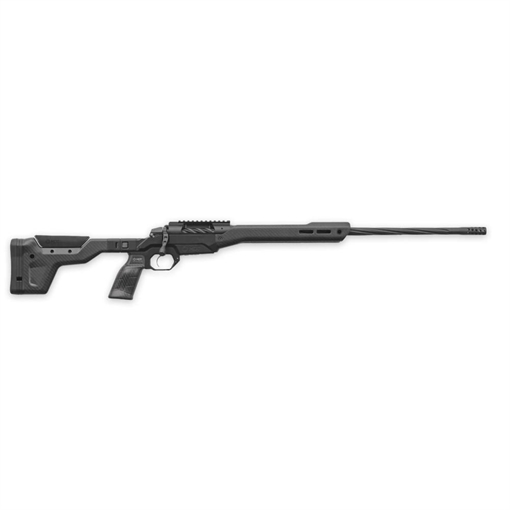 Picture of Weatherby 307 Alpine MDT 7mm PRC 3+1 22" Graphite Black Cerakote Fluted Threaded Barrel & Picatinny Rail Steel Receiver, Arca Rail Forend, Black Carbon Fiber HNT26 MDT Chassis, Black Grip 3WAMH7MMPR4B