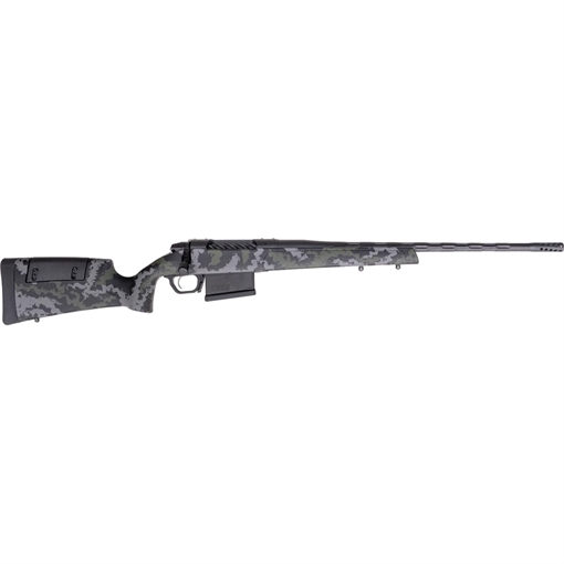 Picture of Weatherby Weatherby 307 Range XP Rifle 6.5 Creedmoor 22 in Grn/BLK/Grey w/Brake RH 3WRX265CMR4B 3WRX27MMBR2B