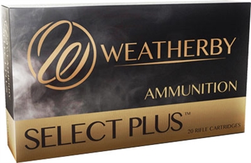 Picture of Weatherby Select Plus Ammunition, 300 Weatherby Magnum, 180 Grain, Barnes Tipped Triple Shock X, 20 Round Box, California Certified Nonlead Ammunition B300180TTSX