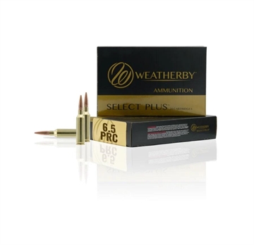 Picture of Weatherby Select Plus 6.5PRC 124gr Hammer Custom 20 Per Box/10 Case M65PRC124HCB