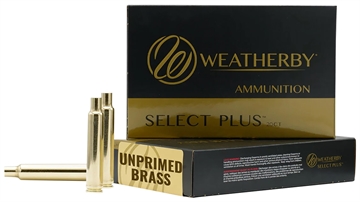 Picture of Weatherby Unprimed Brass Rifle Cartridge Cases 6.5mm / .300 Wby Mag 20/ct BRASS653