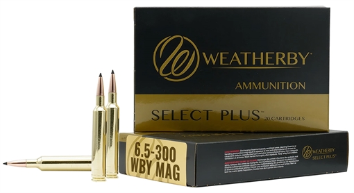 Picture of Weatherby Select Plus 6.5-300WthbyMag 140gr InterLock 20 Per Box/10 Case H653140IL