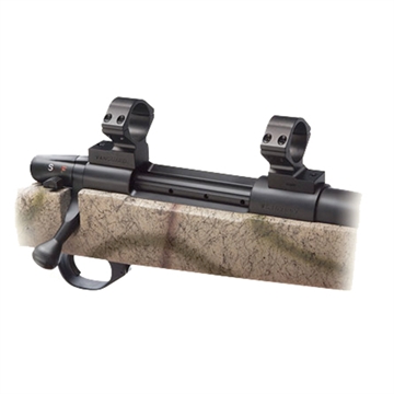 Picture of Weatherby Scope Mount/Ring Combo Matte Black Alloy 1" Tube, Weatherby Mark V Medium Rings Standard 6-Lug Action TRBVLAS1
