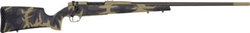Picture of Weatherby Mark V Apex Rifle 300 Win 3rd Magazine 26" Barrel Tan and Brown with Muzzle Brake MAX01N300NR8B