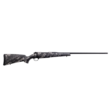 Picture of Weatherby Mark V Backcountry 2.0 Ti 257 Wthby Mag 3+1 26" Barrel, Graphite Black Cerakote Metal Finish, Black with Gray/White Sponge Accents Peak 44 Blacktooth Stock MBT20N257WR8B