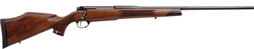 Picture of Weatherby Mark V Deluxe Full Size 300 Wthby Mag 3+1 26" High Gloss Blued #2 Contour Barrel, Drilled & Tapped Blued Steel Receiver, Fixed Monte Carlo Gloss Walnut Stock, Right Hand MDX01N300WR6O