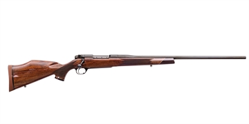 Picture of Weatherby Mark V Deluxe Full Size 338-378 Wthby Mag 2+1 26" High Gloss Blued Threaded Barrel, Blued Drilled & Tapped Stainless Steel Receiver, Monte Carlo Gloss Walnut Stock MDX01N333WR8B