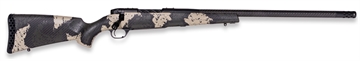 Picture of Weatherby Mark V Backcountry Guide 7mm BC BSF Carbon Graphite Black Cerakote/Peak 44 Blacktooth Exposed Carbon Fiber w/ Olive Green/Backpack Sponge Stock MGS01N7MMBR2B