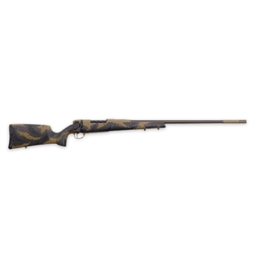 Picture of Weatherby Mark V Apex Rifle 6.5-300 Wby Mag 3rd Magazine 26" Barrel Tan and Brown with Muzzle Brake MAX01N653WR8B