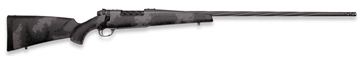 Picture of Weatherby Mark V Live Wild 7mm BC Carbon Gray Cerakote Spiral Fluted Barrel Black/Gray Sponge Pattern/Polymer Stock MLW01N7MMBR2B