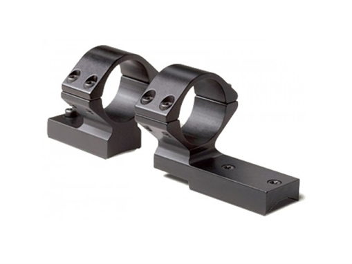 Picture of Weatherby Scope Mount/Ring Combo Matte Black Alloy 1" Tube Weatherby Mark V Medium Rings Magnum 9-Lug Action W940705