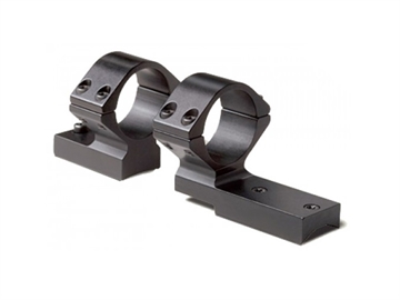 Picture of Weatherby Scope Mount/Ring Combo Matte Black Alloy 1" Tube Weatherby Mark V Medium Rings Magnum 9-Lug Action W940705