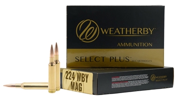 Picture of Weatherby 224WthbyMag 80.5gr 20 Per Box/10 Case R224805FBT
