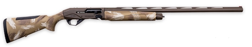 Picture of Weatherby Sorix Full Size 12 Gauge Semi-Auto 3.50" 2+1 28" Burnt Bronze Cerakote Vent Rib Barrel & Drilled & Tapped Steel Receiver, Slough Camo Synthetic Stock w/Adj Shim, Ambidextrous XSL1228SMG