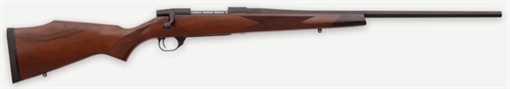 Picture of Weatherby Vanguard Sporter Full Size 7mm Rem Mag 3+1 24" Bead Blasted Blued #2 Threaded Barrel, Matte Blued Drilled & Tapped Steel Receiver, Grade A Walnut Monte Carlo Stock VDT7MMRR4T