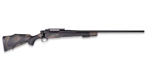 Picture of Weatherby Weatherby Vanguard Black Hills Rifle 7mm PRC 24 in. Black w/Green & Tan RH VBS7MMPR6B