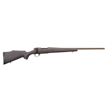 Picture of Weatherby Vanguard Weatherguard 6.5 PRC 3+1 24" Barrel, Burnt Bronze Cerakote Metal Finish, Bronze Webbed Black Fixed Monte Carlo Stock VWB65PPR4T