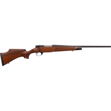 Picture of Weatherby Vanguard Camilla Compact 6.5 Creedmoor 4+1 20" Matte Blued #1 Threaded Barrel, Matte Blued Drilled & Tapped Steel Receiver, Grade A Turkish Walnut Monte Carlo Wood Stock VWR65CMR0T