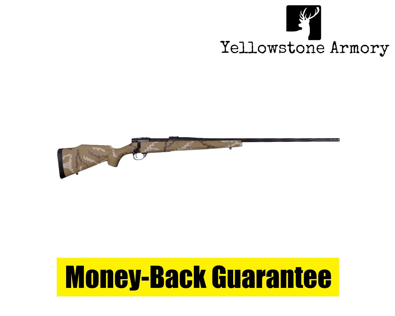Weatherby Vanguard Outfitter Rifle 223 Rem 24 in Tan w/Brake RH VHH223RR6B-img-0