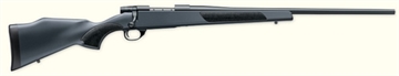 Picture of Weatherby Vanguard Synthetic Compact 22-250 Rem 5+1 20" Matte Blued #1 Threaded Barrel, Matte Blued Drilled & Tapped Steel Receiver, Black Adjustable Synthetic Stock VYT222RR0T