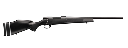 Picture of Weatherby Vanguard Synthetic Compact 223 Rem 5+1 20" Matte Blued #1 Threaded Barrel, Matte Blued Drilled & Tapped Steel Receiver, Black Adjustable Synthetic Stock VYT223RR0T