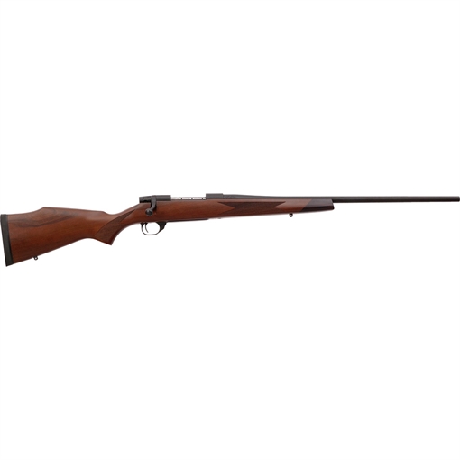 Picture of Weatherby Vanguard Sporter Full Size 270 Win 5+1 24" Bead Blasted Blued #2 Threaded Barrel, Matte Blued Drilled & Tapped Steel Receiver, Grade A Turkish Walnut Monte Carlo Stock VDT270NR4T